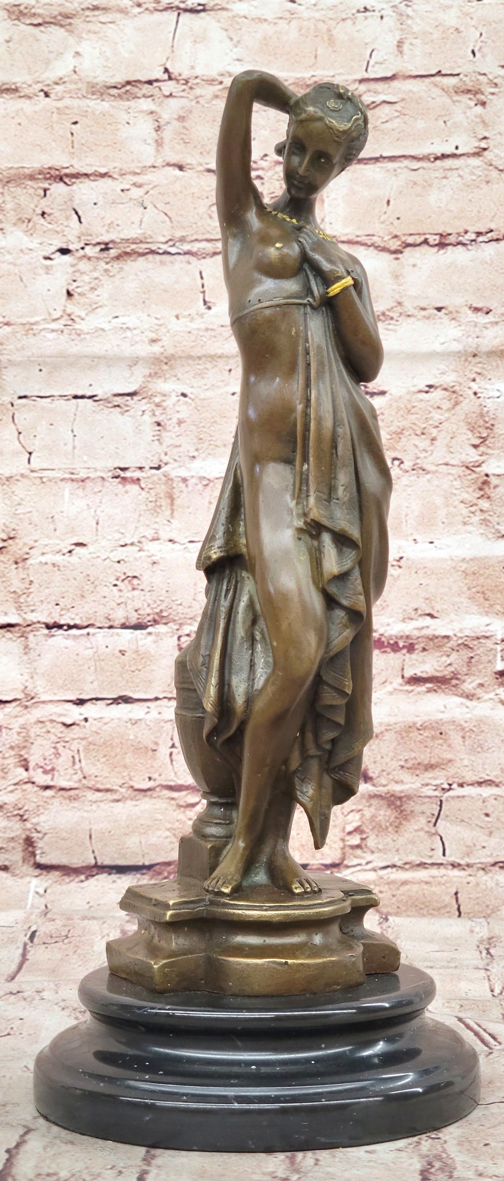 PHRYNE by Pradier - Hot Cast Bronze Antique Reproduction Sculpture Statue Nude Figure