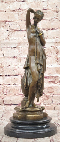 PHRYNE by Pradier - Hot Cast Bronze Antique Reproduction Sculpture Statue Nude Figure