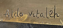 Sexy Erotic Bronze Sculpture Statue Nude Female Figure Exposing Her Butt by Aldo Vitaleh