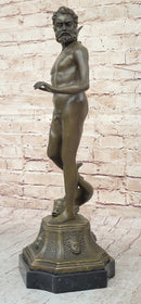 Atlantis Poseidon Neptune Sea Greek God Bronze Marble Base