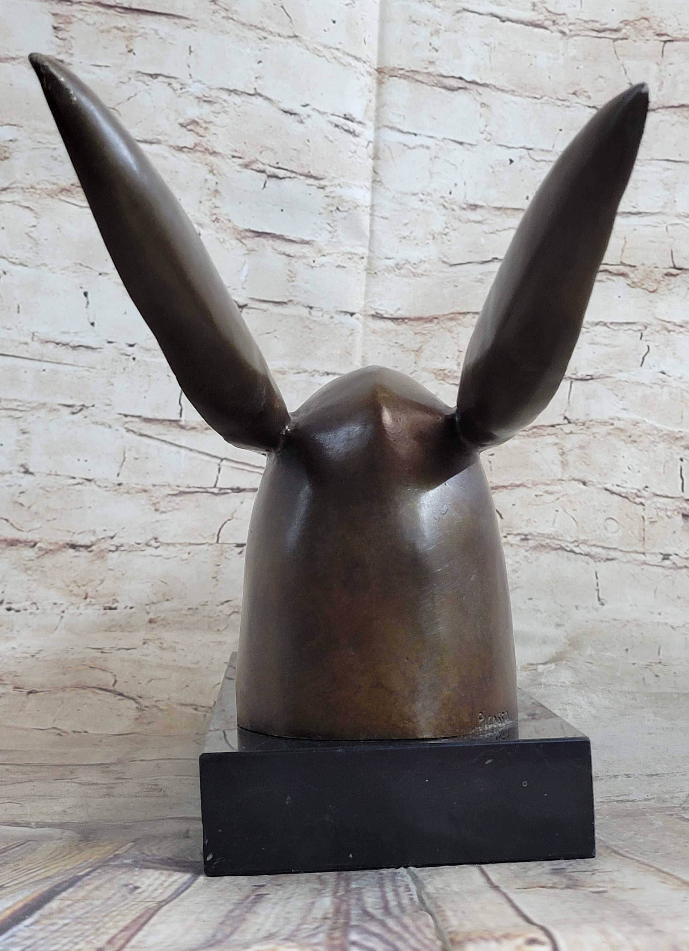 Pablo Picasso Donkey Bronze Sculpture on Marble Base 10" x 18"