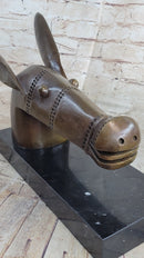 Pablo Picasso Donkey Bronze Sculpture on Marble Base 10" x 18"