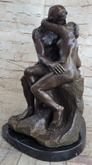 THE KISS by Auguste Rodin Bronze Sculpture 16" x 11"