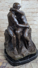 THE KISS by Auguste Rodin Bronze Sculpture 16" x 11"