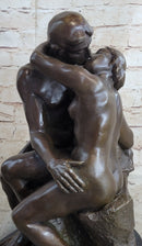 THE KISS by Auguste Rodin Bronze Sculpture 16" x 11"