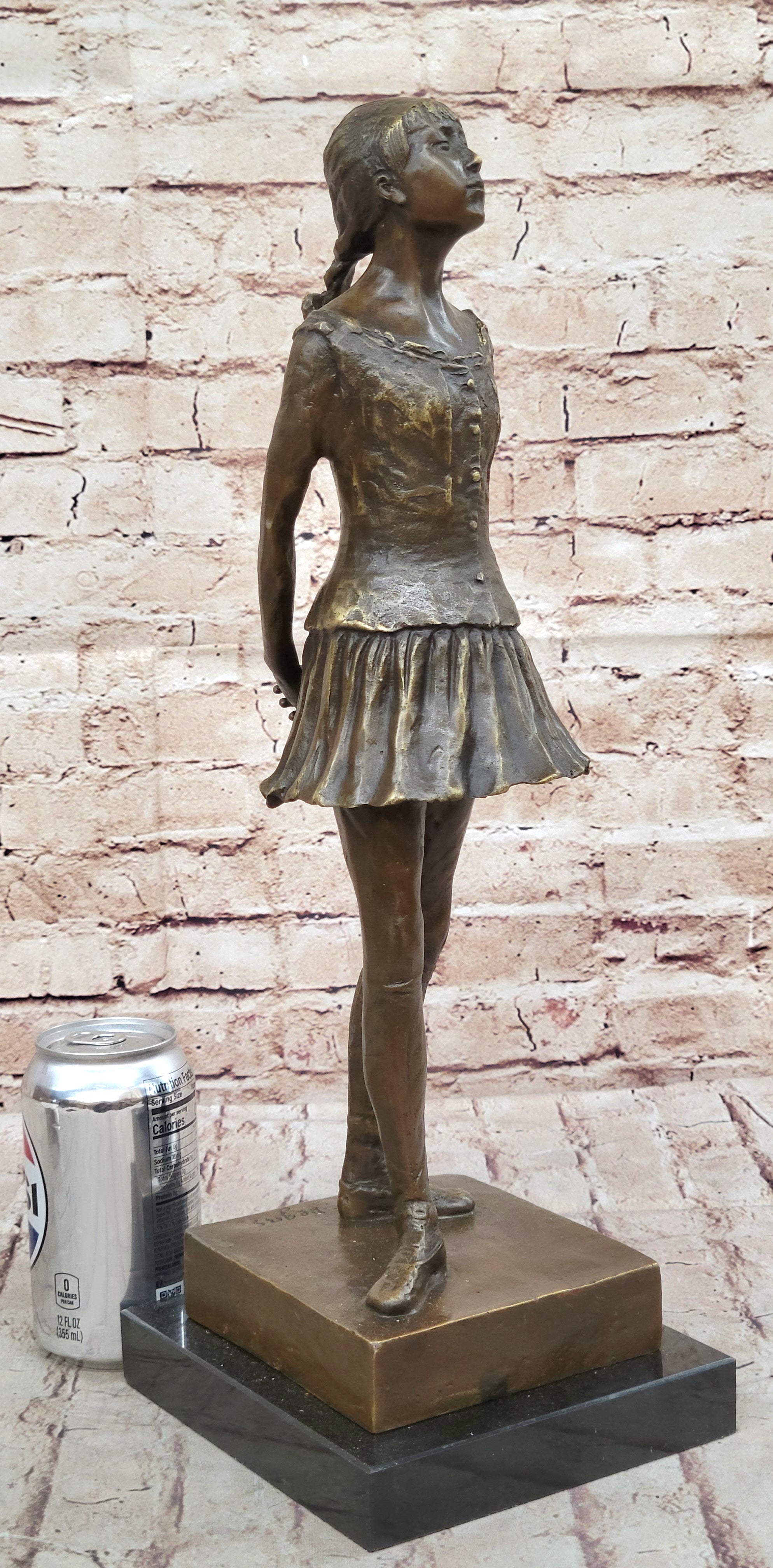 The Little Fourteen Year Old Dancer by Edgar Degas Bronze