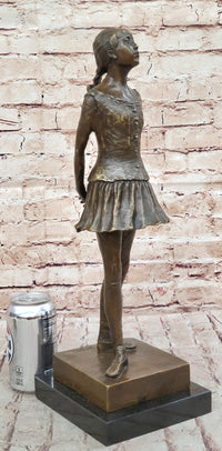 The Little Fourteen Year Old Dancer by Edgar Degas Bronze