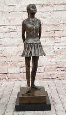 The Little Fourteen Year Old Dancer by Edgar Degas Bronze