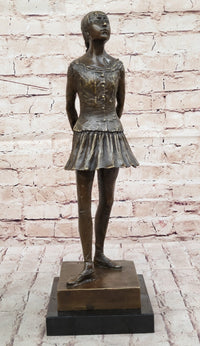 The Little Fourteen Year Old Dancer by Edgar Degas Bronze