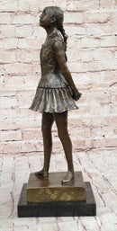 The Little Fourteen Year Old Dancer by Edgar Degas Bronze
