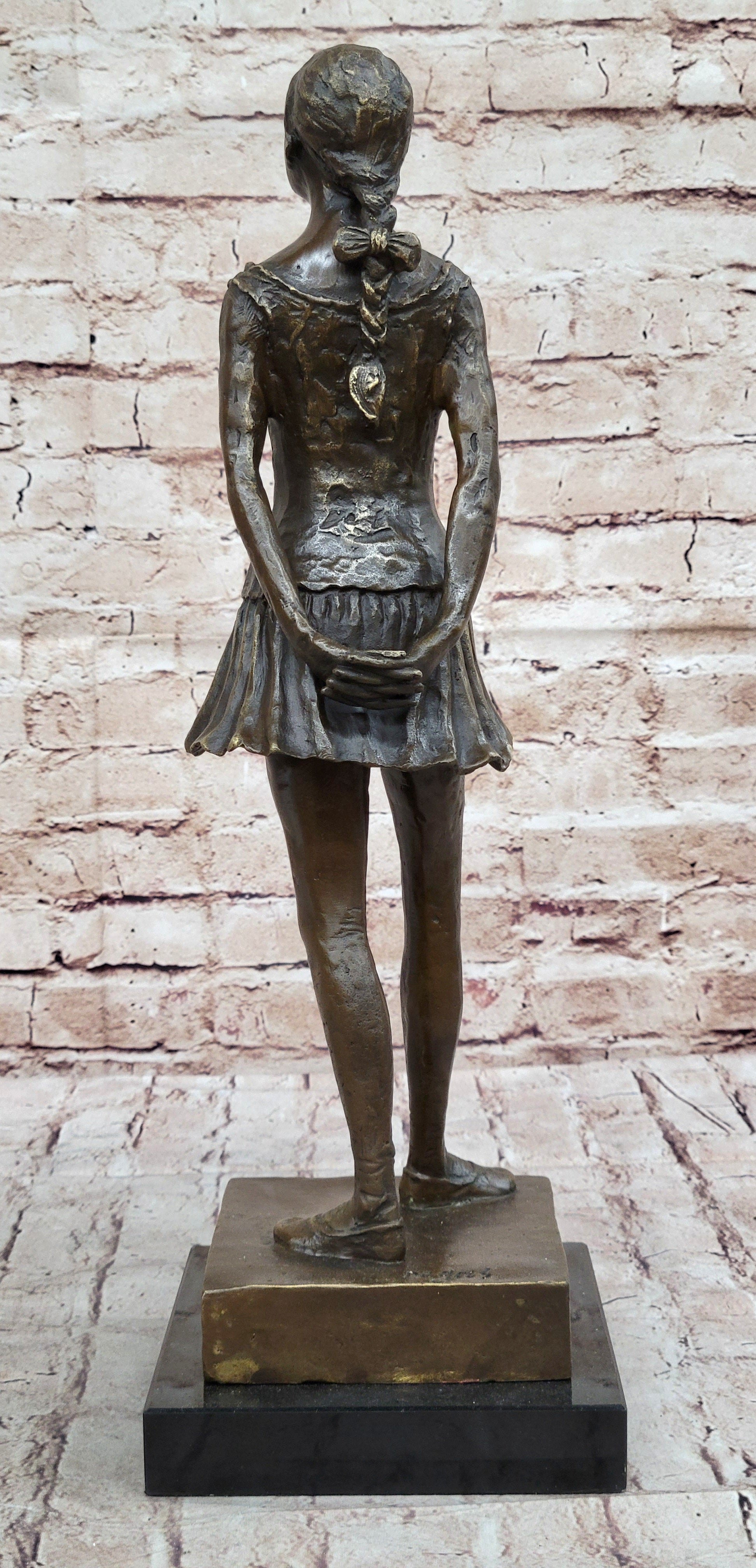 The Little Fourteen Year Old Dancer by Edgar Degas Bronze