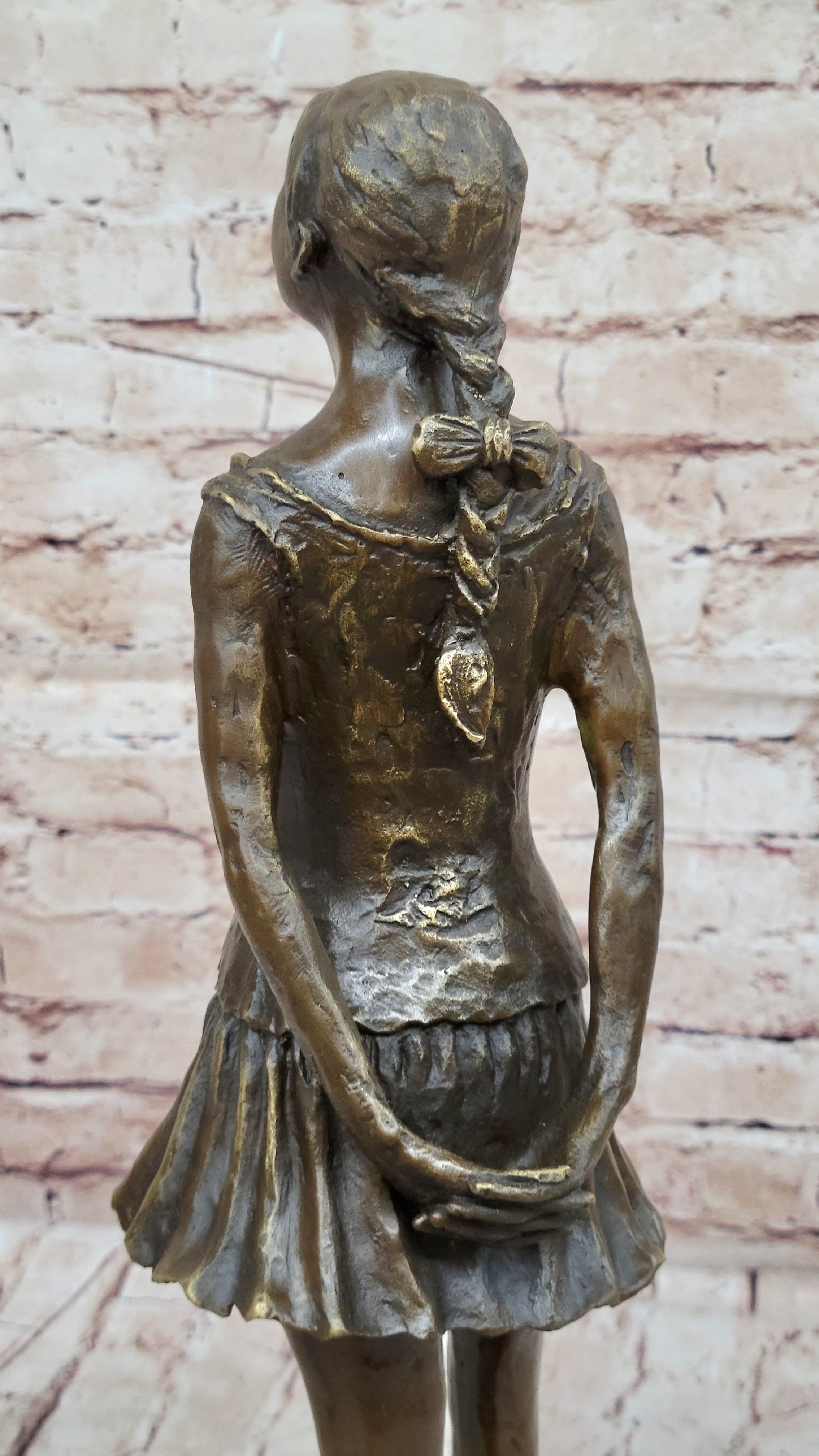The Little Fourteen Year Old Dancer by Edgar Degas Bronze
