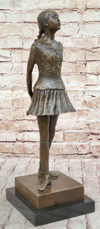 The Little Fourteen Year Old Dancer by Edgar Degas Bronze
