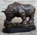 Signed Original Milo Rhinoceros African White Rhino Bronze