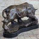 Signed Original Milo Rhinoceros African White Rhino Bronze