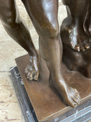 Farnese Hercules by Glykon Ancient Greek Bronze 19" x 10"