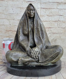 Native American Indian Shaman Medicine Man Bronze Sculpture