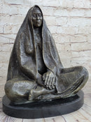 Native American Indian Shaman Medicine Man Bronze Sculpture