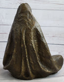 Native American Art Indian Meditating Bronze Sculpture 11" x 10"