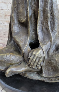 Native American Indian Shaman Medicine Man Bronze Sculpture