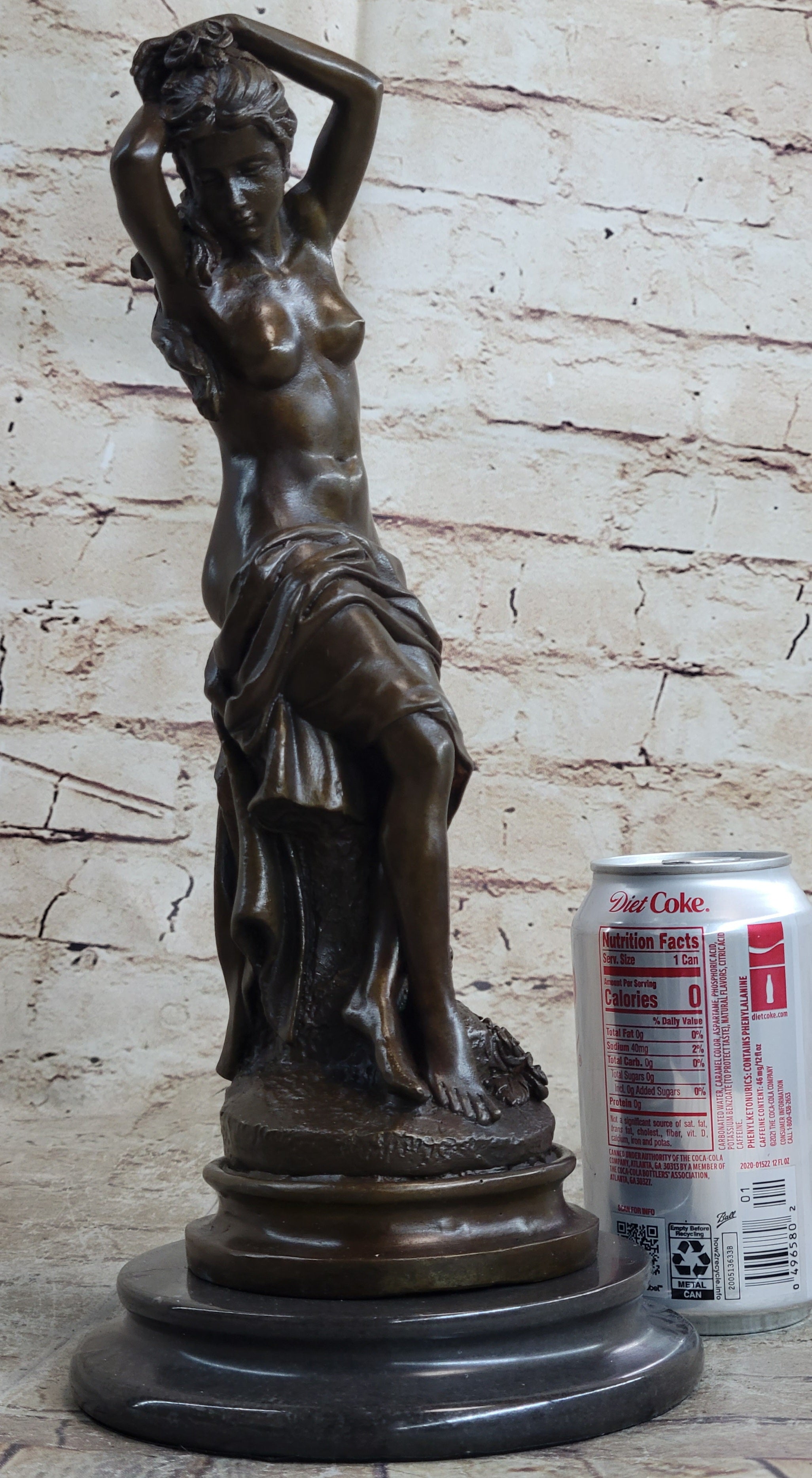 Art Nouveau Sexy Maiden Classic Bronze Artwork Hot Cast