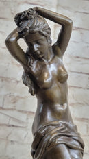 Art Nouveau Sexy Maiden Classic Bronze Artwork Hot Cast