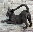 Signed Original Siamese Cat Bronze Sculpture Hot CAST
