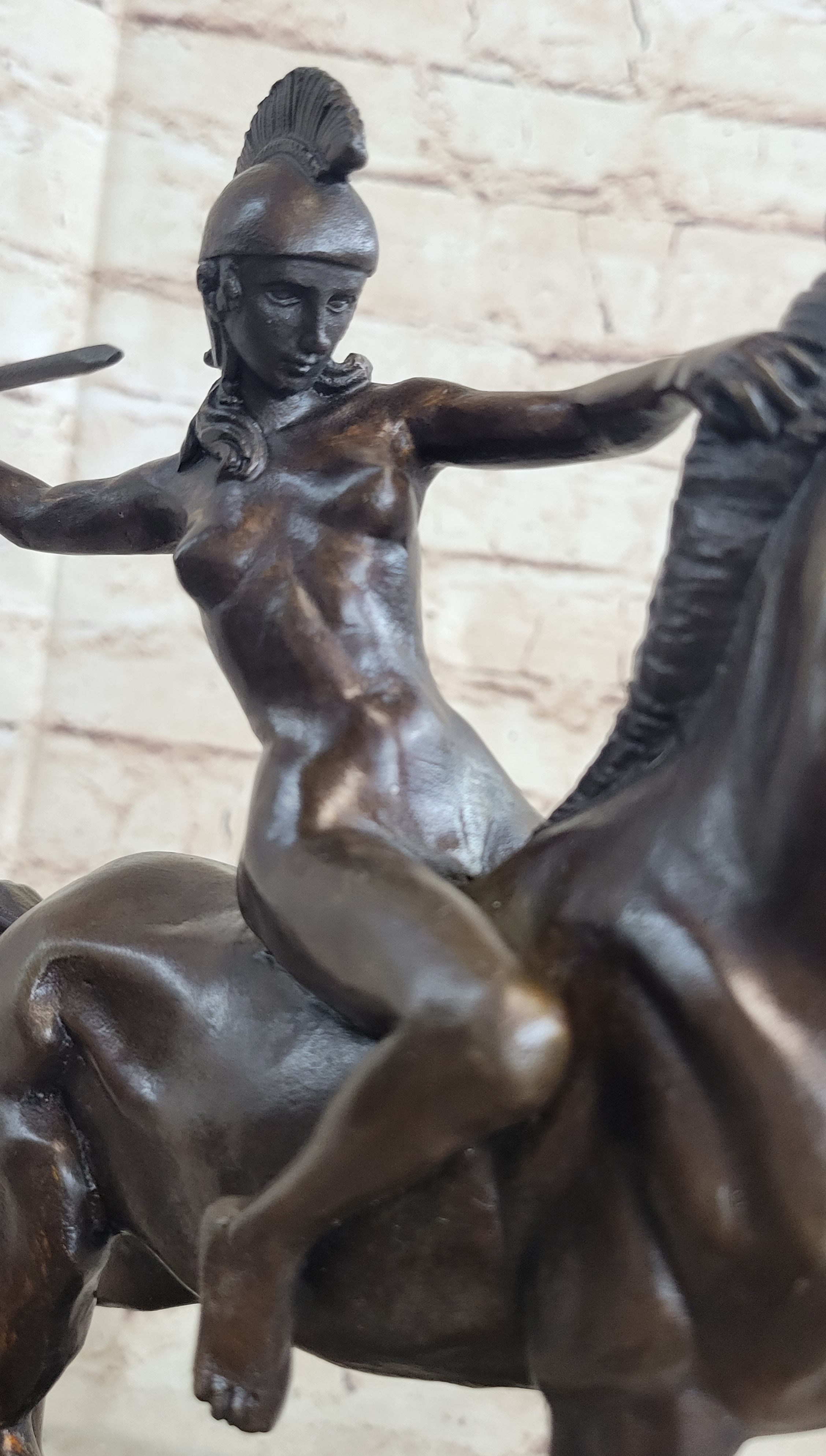 Hippolyta Bronze Sculpture 15.5" x 10"