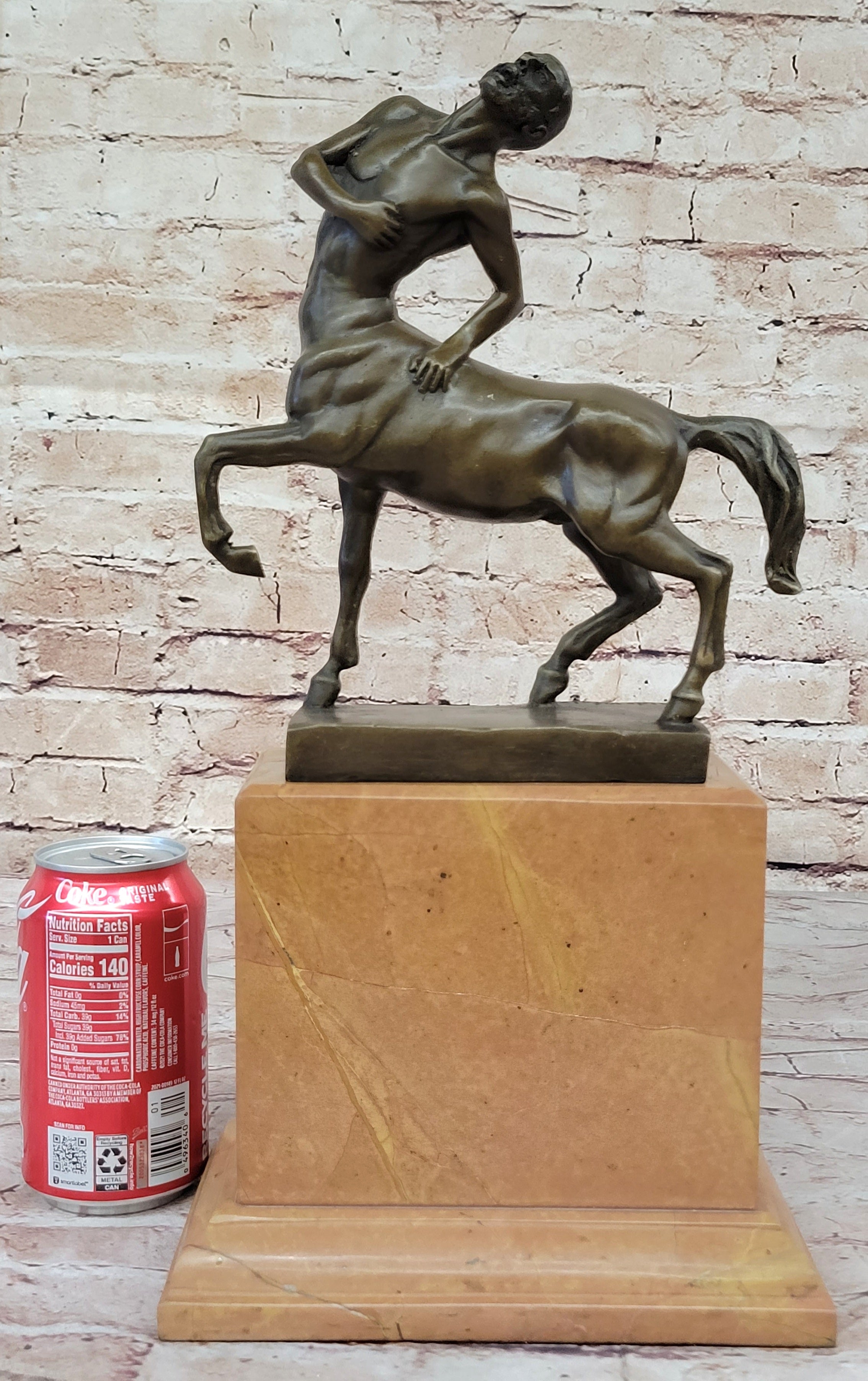Centaur Greek Bronze Mythological Horse Man 15.5" x 8"
