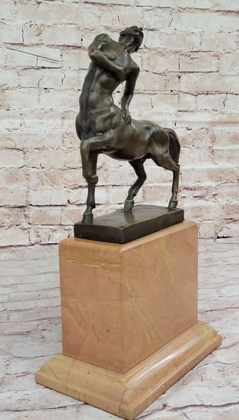 Centaur Greek Bronze Mythological Horse Man 15.5" x 8"