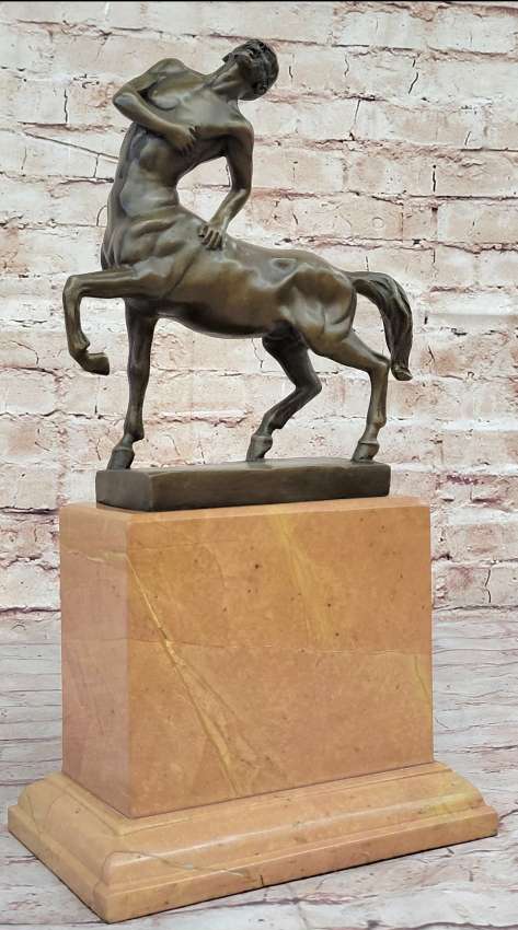 Centaur Greek Bronze Mythological Horse Man 15.5" x 8"
