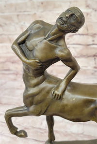 Centaur Greek Bronze Mythological Horse Man 15.5" x 8"