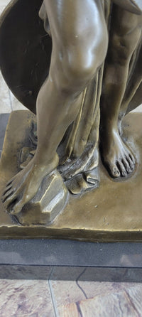 Greek Warrior Hero Achilles Hercules Odysseus Bronze Sculpture