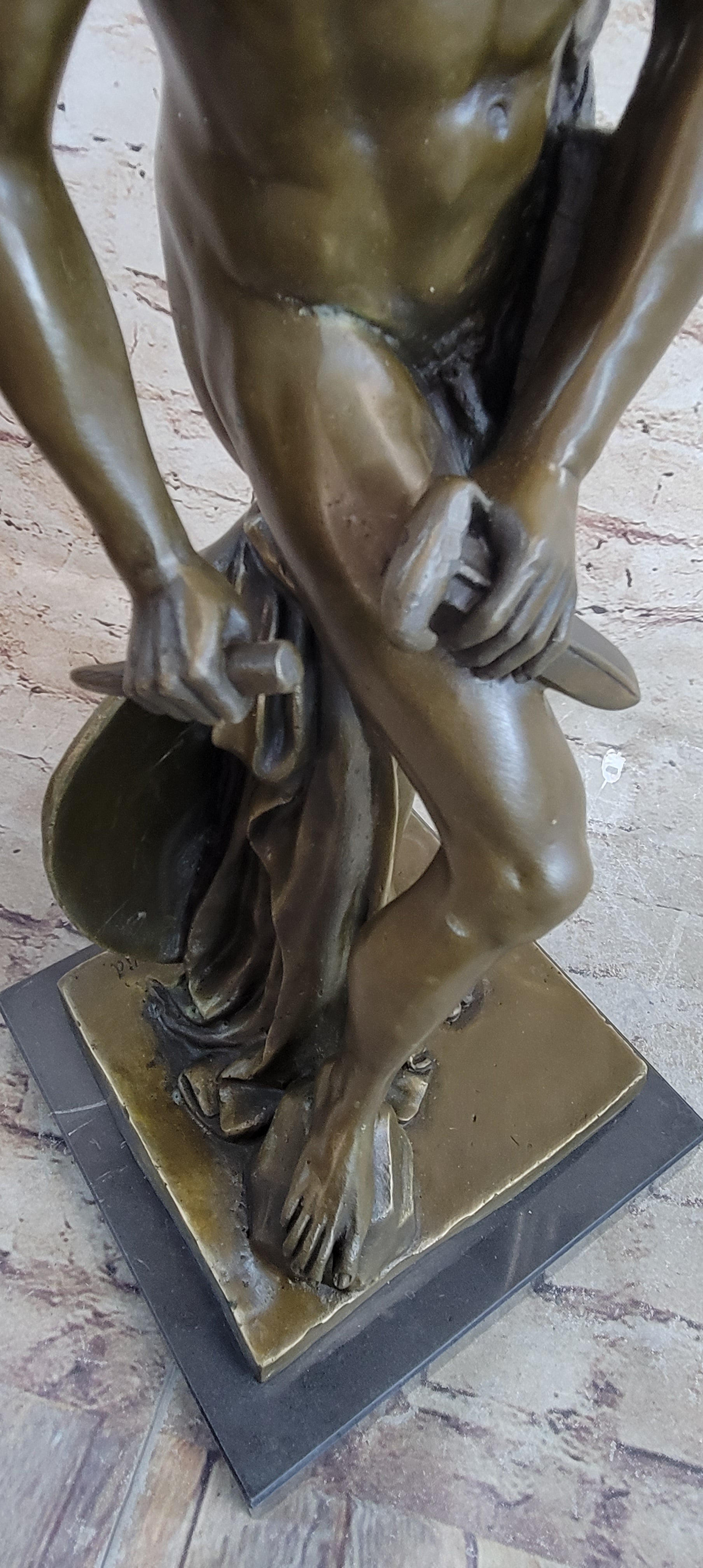 Greek Warrior Hero Achilles Hercules Odysseus Bronze Sculpture