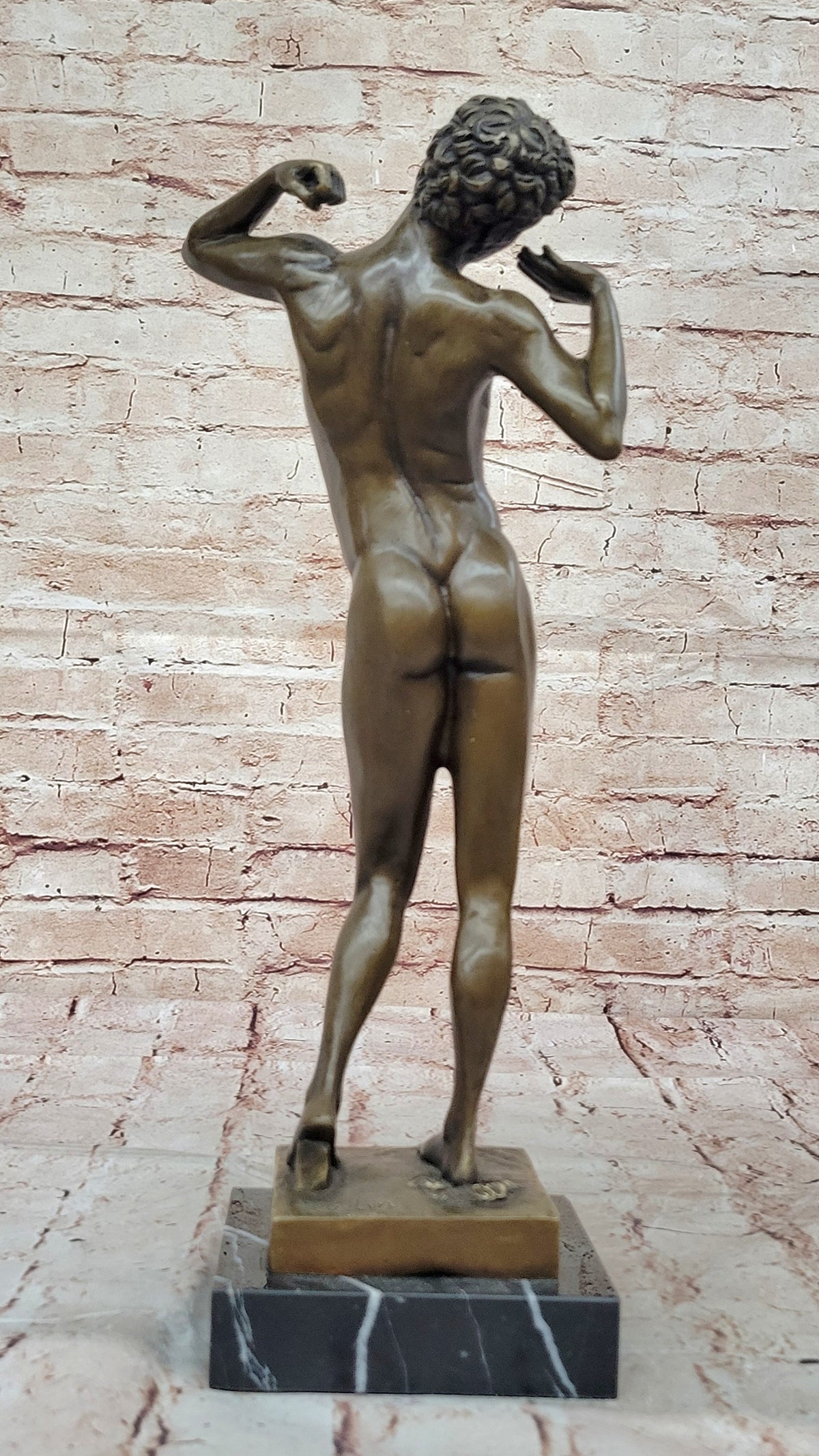 Bronze Male Nude – Classical Greco-Roman Style