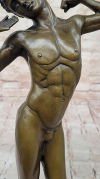 Bronze Male Nude – Classical Greco-Roman Style