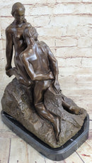 Rodin Eternal Idol Bronze Nude Couple Sculpture Figure Art