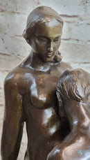 Rodin Eternal Idol Bronze Nude Couple Sculpture Figure Art