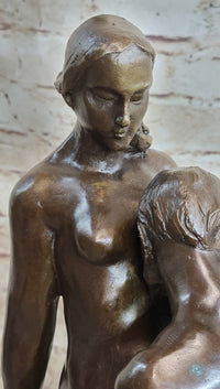 Rodin Eternal Idol Bronze Nude Couple Sculpture Figure Art
