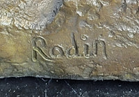 Rodin Eternal Idol Bronze Nude Couple Sculpture Figure Art