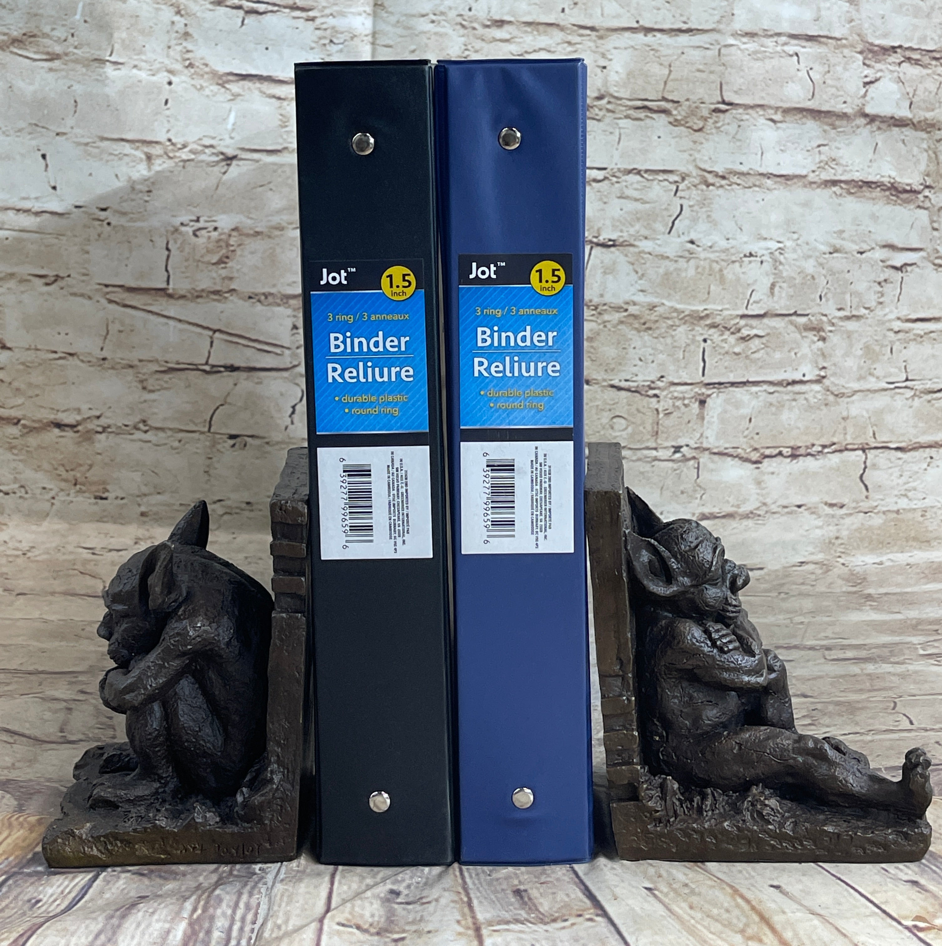 Gargoyles Bookends Bronze Sculpture Mythical Art