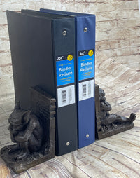 Gargoyles Bookends Bronze Sculpture Mythical Art