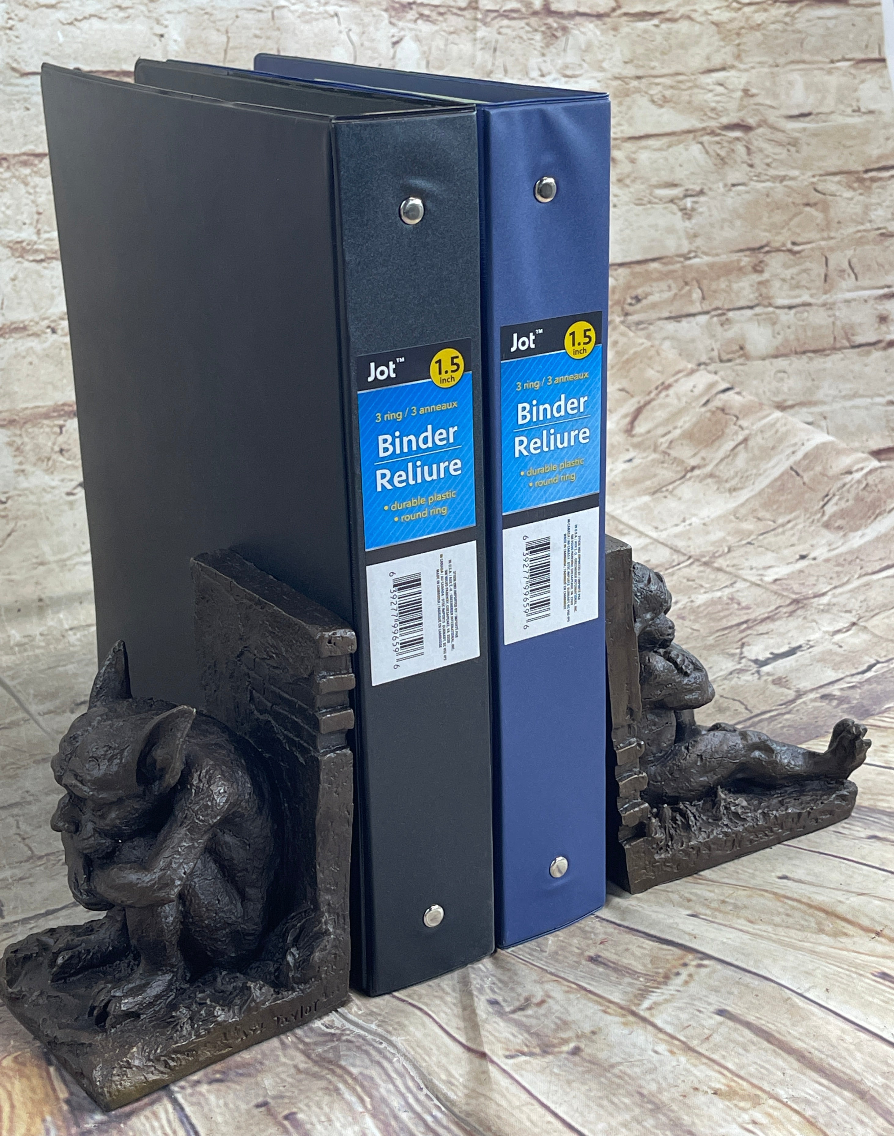 Gargoyles Bookends Bronze Sculpture Mythical Art