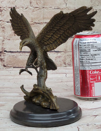 Antoine Barye Flying American Bald Eagle Art Deco Bronze
