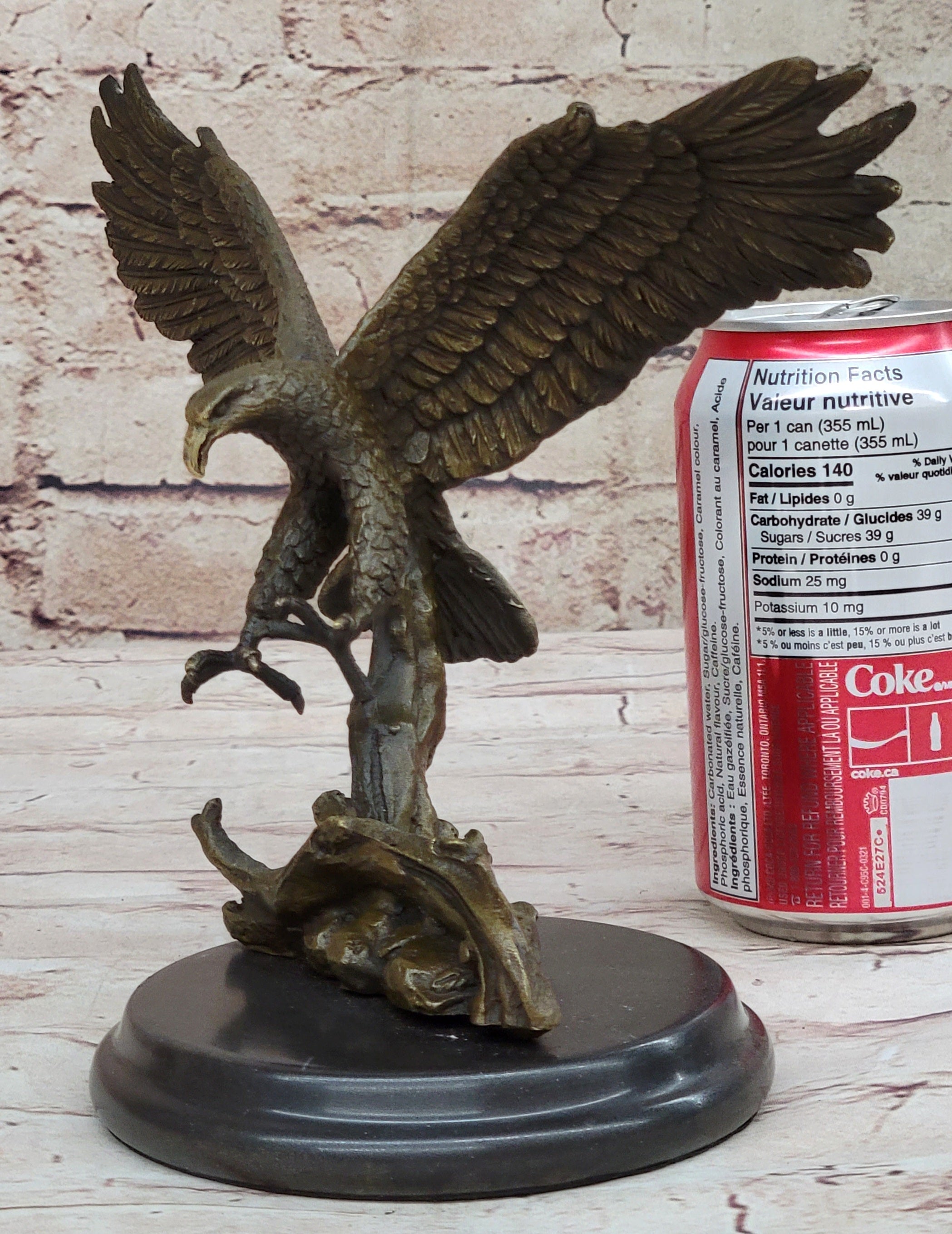 Antoine Barye Flying American Bald Eagle Art Deco Bronze
