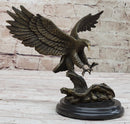 Antoine Barye Flying American Bald Eagle Art Deco Bronze