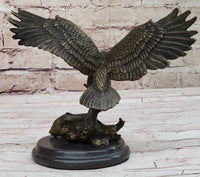 Antoine Barye Flying American Bald Eagle Art Deco Bronze