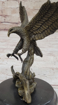 Antoine Barye Flying American Bald Eagle Art Deco Bronze