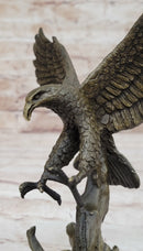 Antoine Barye Flying American Bald Eagle Art Deco Bronze