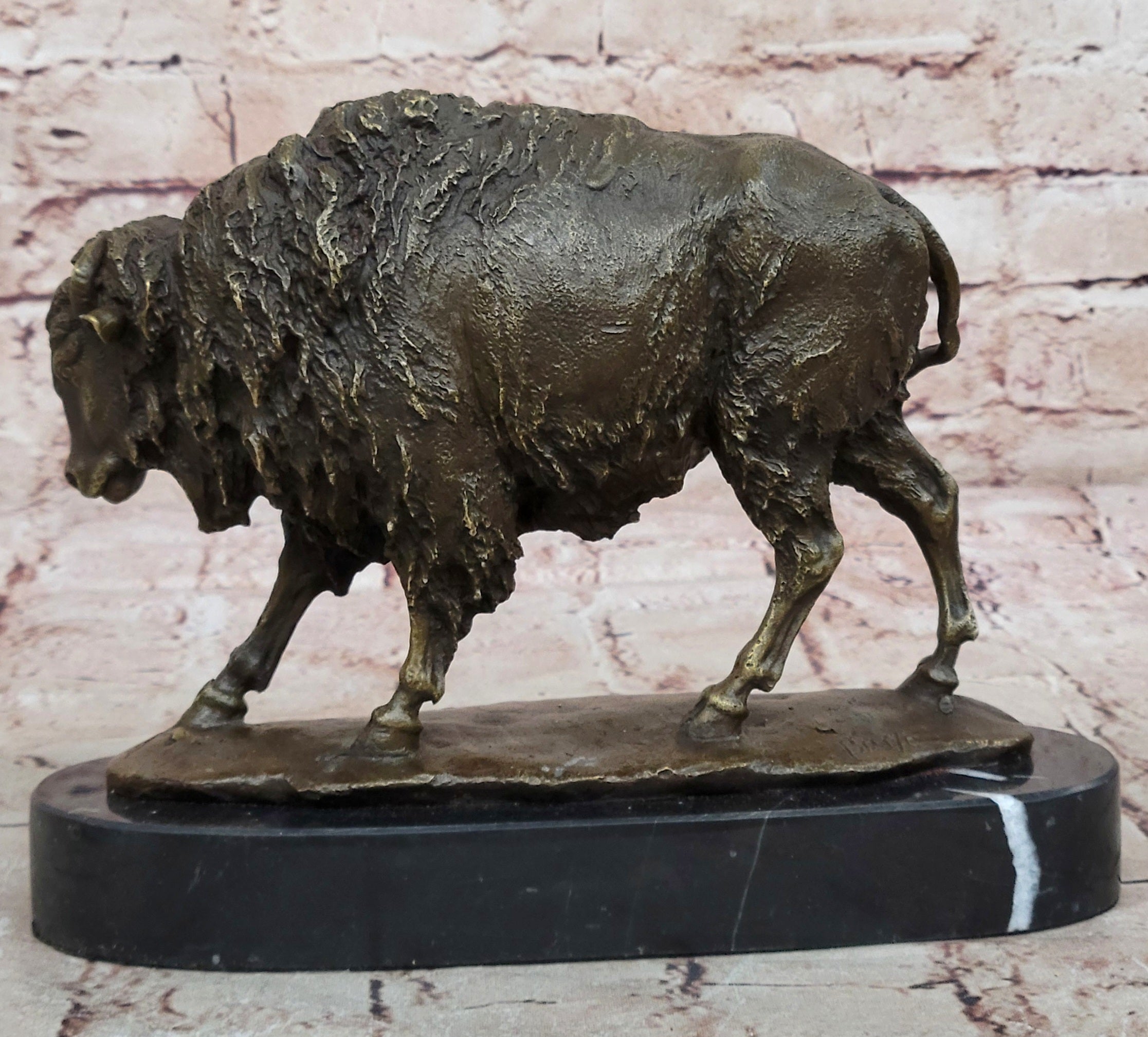 Bronze American Bison Buffalo by Kauba